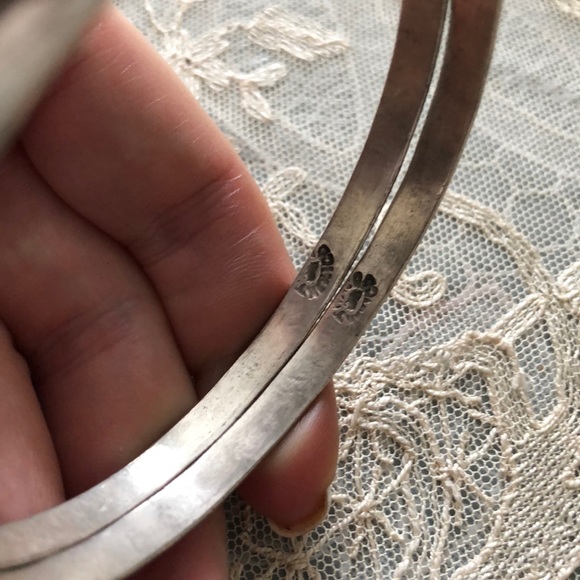 🌟2 STERLING BANGLES🌟 - Picture 3 of 3